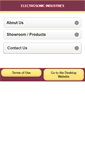 Mobile Screenshot of electrosonicindustries.com